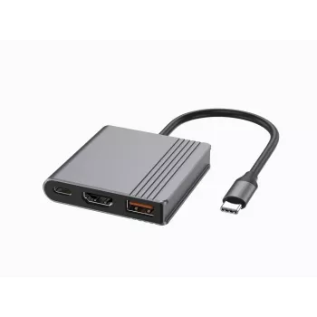 ADAPTER USB-C DO HDMI/USB3/3W1 A-CM-COMBO3-05 GEMBIRD