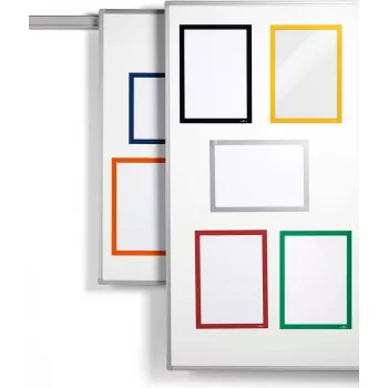 Ramka informacyjna magnetyczna Durable DURAFRAME A4, opakowanie 5 szt., zielona, model 486905