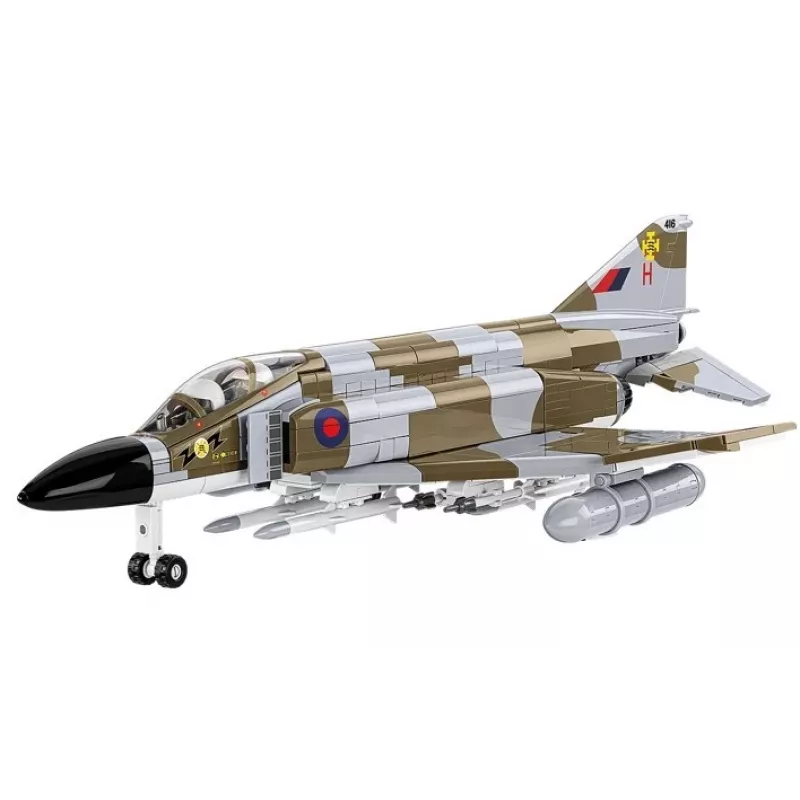 Cobi Blocks F-4M Phantom II model samolotu wojskowego, zestaw konstrukcyjny 728 elementów