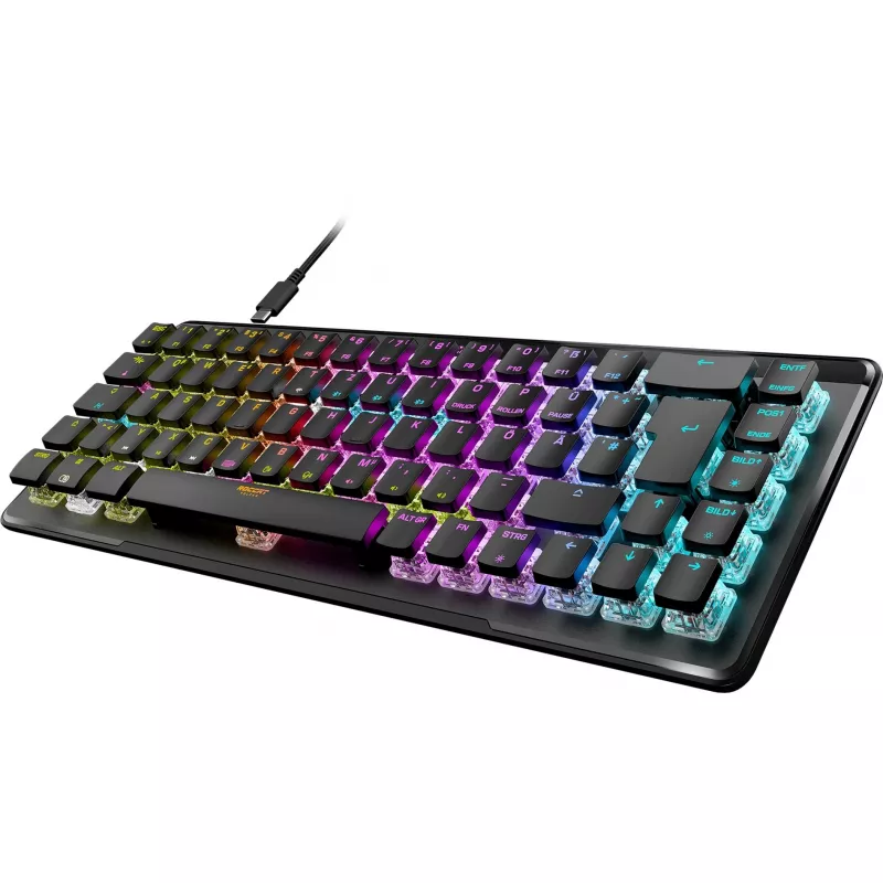 Vulcan II Mini Air, Gaming Keyboard czarny, układ DE, TITAN II Optical Red