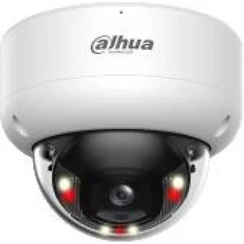 Kamera IP kopułkowa Dahua WizSense IPC-HDBW3849E-AS-IL — 3840×2160, montaż sufitowy, przewodowa, czarna