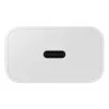 Szybka ładowarka sieciowa USB Samsung EP-T2510 25 W biała, USB‑C, PPS, Super Fast Charging