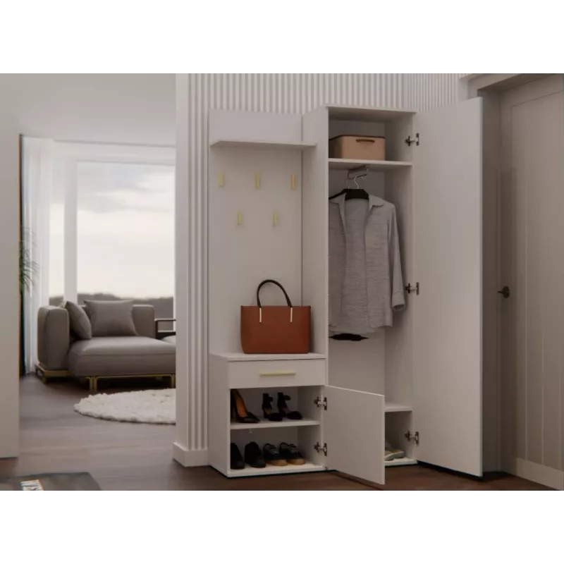 Wardrobe top e shop GARDEROBA DUO KASZMIR — modularny segment szafy