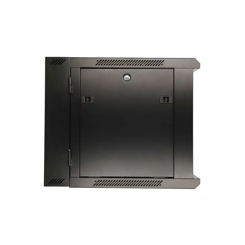 Szafa wisząca Extralink Rack 6U 600x600 AZH czarna, montaż na ścianie, typ uchylny