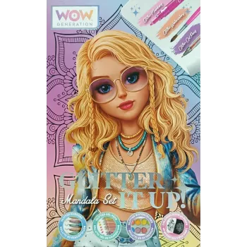 Zestaw kreatywny do malowania Kids Euroswan WOW00084 — Zestaw brokatu do mandali dla dzieci