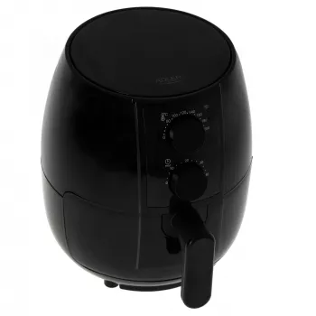 Gorąc powietrzny frytkownica Adler AD 6312 — 2,5 L, 1600 W, czarna, 80–200°C, timer 60 min