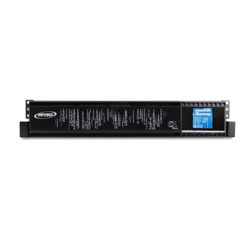 Infosec E3 Pro 1000 RT zasilacz awaryjny (UPS) Double-conversion (Online) 1 kVA 900 W 3 gniazda AC