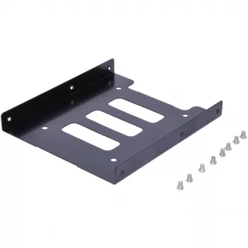 Rama montażowa ultron wewnętrzna 1x2.5 SSD/HDD metal czarny (377213)