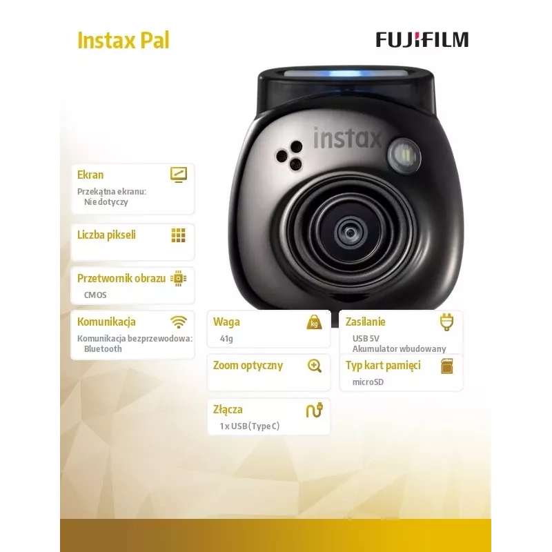 Aparat Fujifilm Pal 1/5 cala 2560 x 1920 pikseli CMOS Czarny