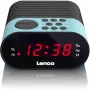 Radio z budzikiem Lenco CR-07 Czarny Niebieski