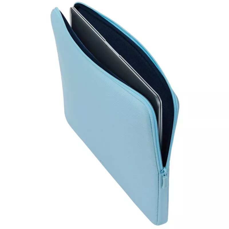 Etui na laptop Rivacase Riva Szuzuka 15,6 cala pastelowy niebieski, ochronne wyściełane etui