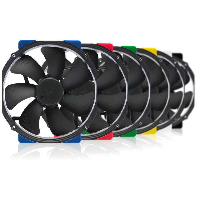 Wentylator obudowy komputera Noctua NF-A15 HS-PWM chromax.Czarny.swap 150 mm, PWM, 300–1500 RPM, 140.2 m³/h, 24.6 dB
