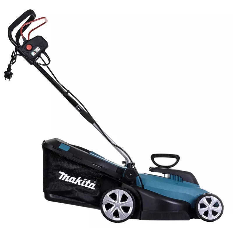Makita ELM3320 kosiarka do trawy Kosiarka prowadzona Czarny, Turkusowy AC