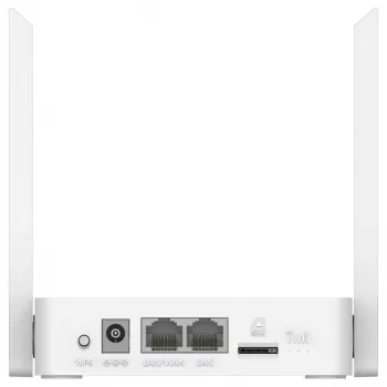 Bezprzewodowy router stołowy Cudy LT300_EU — 300 Mbps, jednopasmowe 2.4 GHz, NanoSIM, 1 WAN, 4 porty LAN