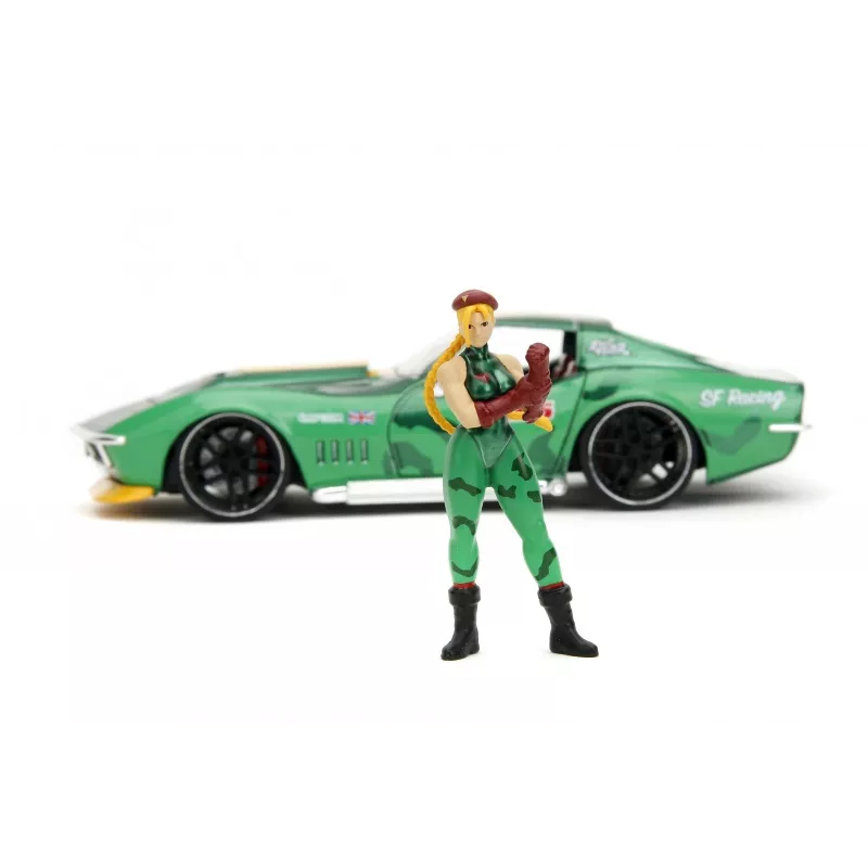 Samochód Jada Toys Street Fighter 1969 Chevrolet 1:24 Metalowy Zielony