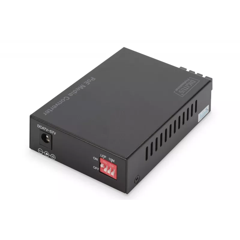 Digitus Gigabit PoE media converter, RJ45 / SC, MM, PSE