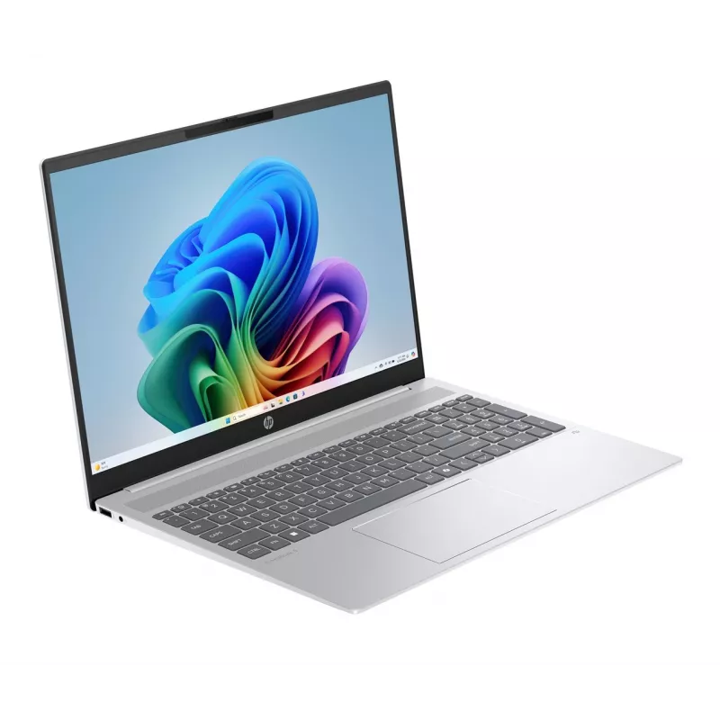 Laptop HP OmniBook 5 AI 16-ag1216nw — Ryzen AI 5 340, 16 cali 2K OLED, 32 GB RAM, 512 GB SSD, Windows 11 Home, Glacier srebrny