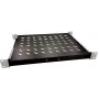Półka rack LOGON RAS100BL czarna udźwig 50 kg 465x345x25 mm