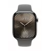 Zegarek Series 10 GPS + Cellular 46 mm Naturalna Koperta Tytanowa z Szarym Kamiennym Paskiem Sportowym - S/M