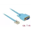 Kabel szeregowy DeLOCK 63341 niebieski 1 m DB-9