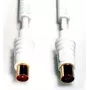 Kabel koncentryczny e+p AB 201 1,5 m DIN 45 325 Biały