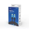 Kabel HDMI Savio CL-142 v2.1 1,8 m, HDMI Typu A męski–męski, pozłacane styki, czarny/niebieski