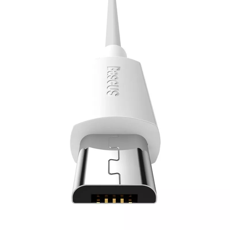 Kabel USB A na Micro-USB B Baseus TZCAMZJ-02 1.5 m Biały