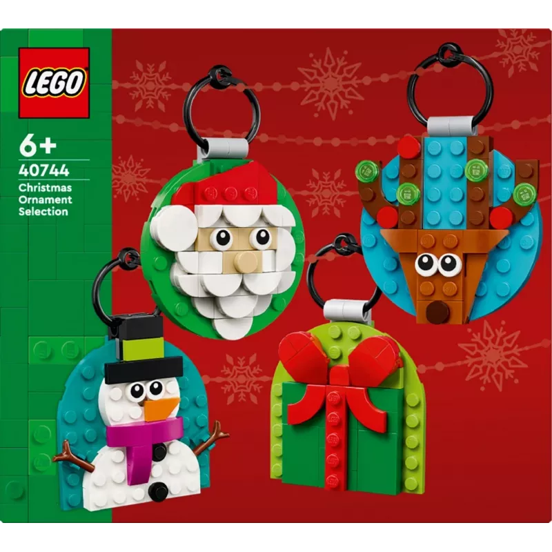 Zestaw ozdób świątecznych Bricks Iconic 40744