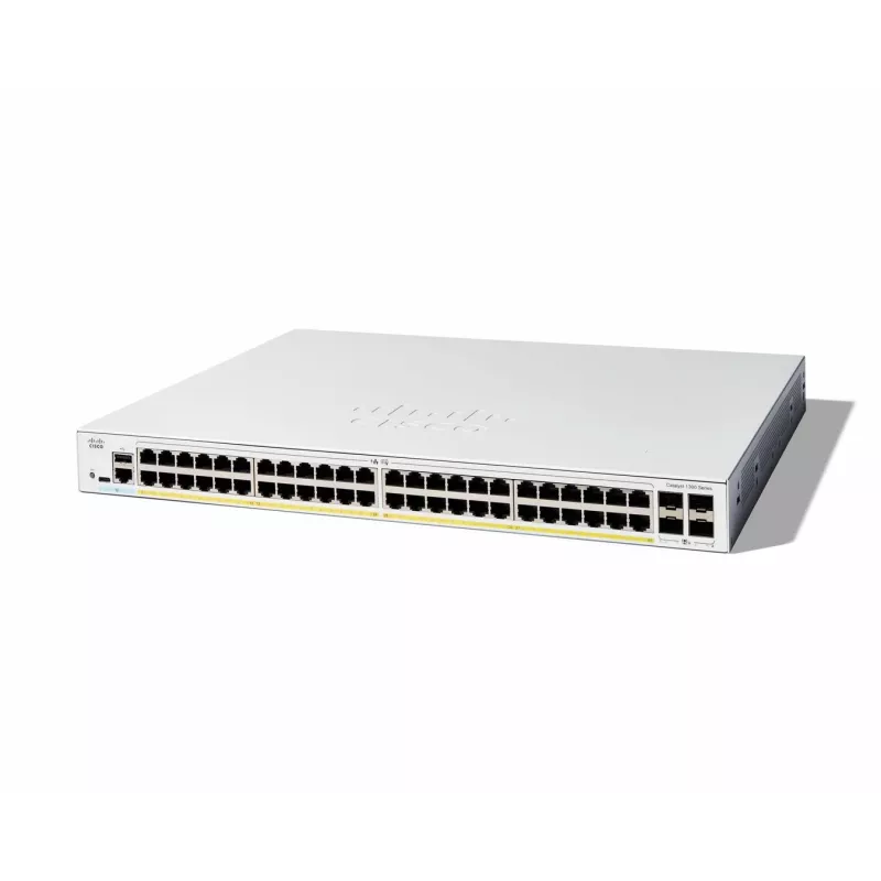 Przełącznik zarządzalny Cisco Catalyst 1300-48P-4X 48 portów GE PoE 4x10GE SFP+