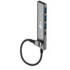 Goobay Slim 4-Port USB-Hub USB-C auf/USB-A 5 Gbit/s - -Plug> 1x (76562)