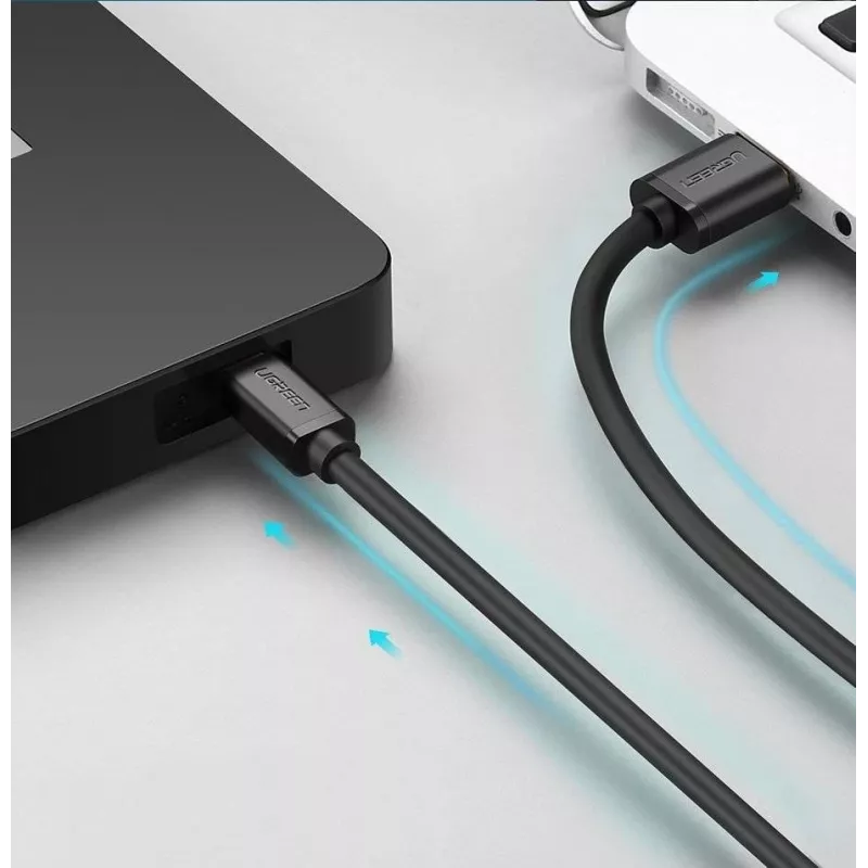 Kabel USB Ugreen - mini USB 480 Mb/s 3 m US132 (czarny)