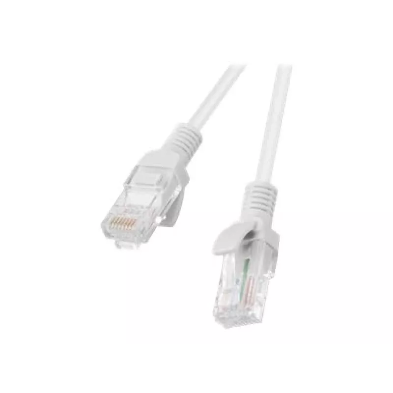 Kabel sieciowy LANBERG Cat5e U/UTP RJ-45 do RJ-45 20 m Szary, 26 AWG, przewód CCA