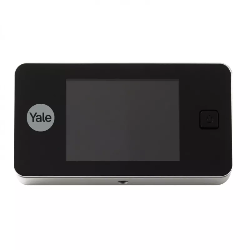 Wizjer cyfrowy Yale 45-0500-1432-00-6011 — 3,2-calowy LCD, kąt widzenia 105°, kąt 110°, czarny, 2×AAA