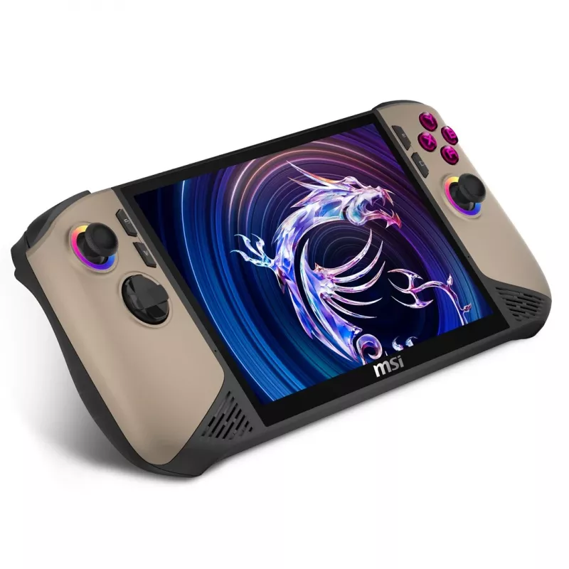 Przenośna konsola do gier MSI Claw 8 AI+ A2VM-037PL 20,3 cm (8) 1 TB Ekran dotykowy Wi‑Fi Beżowy