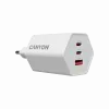Ładowarka CANYON HEXAGON 65 GaN 65W 2xPD 1xQC EU Biała CND-CHAHEX65W