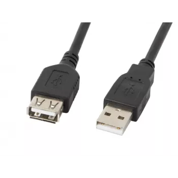 Kabel USB Lanberg CA-USBE-10CC-0030-BK 3m USB 2.0 Czarny