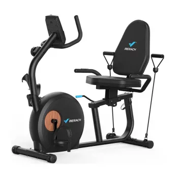 MERACH MR-S23B1-EU rower treningowy poziomy (czarny)