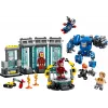 LEGO Marvel Laboratorium Iron Mana Hall of Armor 76315 — 384 elementy, 5 minifigurek, miejsce na wystawę