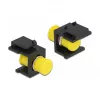 Moduł keystone DELOCK 86851, płaskie złącze FC, czarny, 16,5×24×21,8 mm