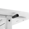 Biurko z ręczną regulacją wysokości Ergo Office, max 40 kg, maks. wysokość 117 cm, z blatem do pracy stojąco-siedzącej, ER-401 W