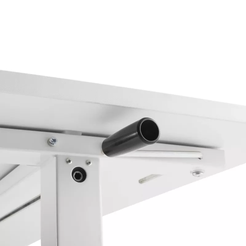Biurko z ręczną regulacją wysokości Ergo Office, max 40 kg, maks. wysokość 117 cm, z blatem do pracy stojąco-siedzącej, ER-401 W