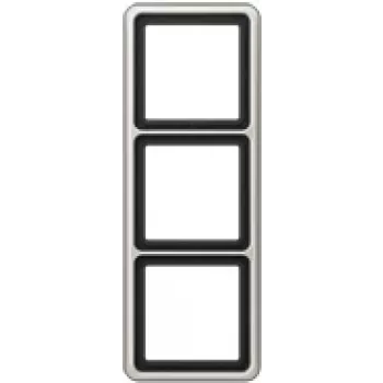 JUNG CD 583 PT. Produktfarbe: Platin, Markenkompatibilität: JUNG, Material: Aluminium. Breite: 81 mm, Höhe: 223 mm (CD583PT)
