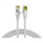 Kabel krosowy EFB-Elektronik RJ45 kat. 6A S/FTP LSZH kat. 7, surowy, biały, 0,15 m, producent: EFB Elektronik (MK7001.0,15W)