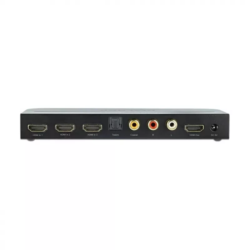Przełącznik HDMI DeLOCK 3 x HDMI wejście na 1 x HDMI wyjście 4K 60 Hz