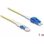 Kabel światłowodowy DeLOCK 88299 CS męski na LC Duplex OS2 1m