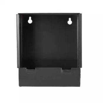 Metalowa pułapka na pociski broń.pl K-14-3 14x14 cm płaska, 1.25 mm, czarna, uchwyt ścienny lub podstawa