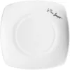 Zestaw naczyń stołowych LAMART LT9002 — 6 szt. talerzy porcelanowych: 2×25cm, 2×20cm, 2×17cm, biały