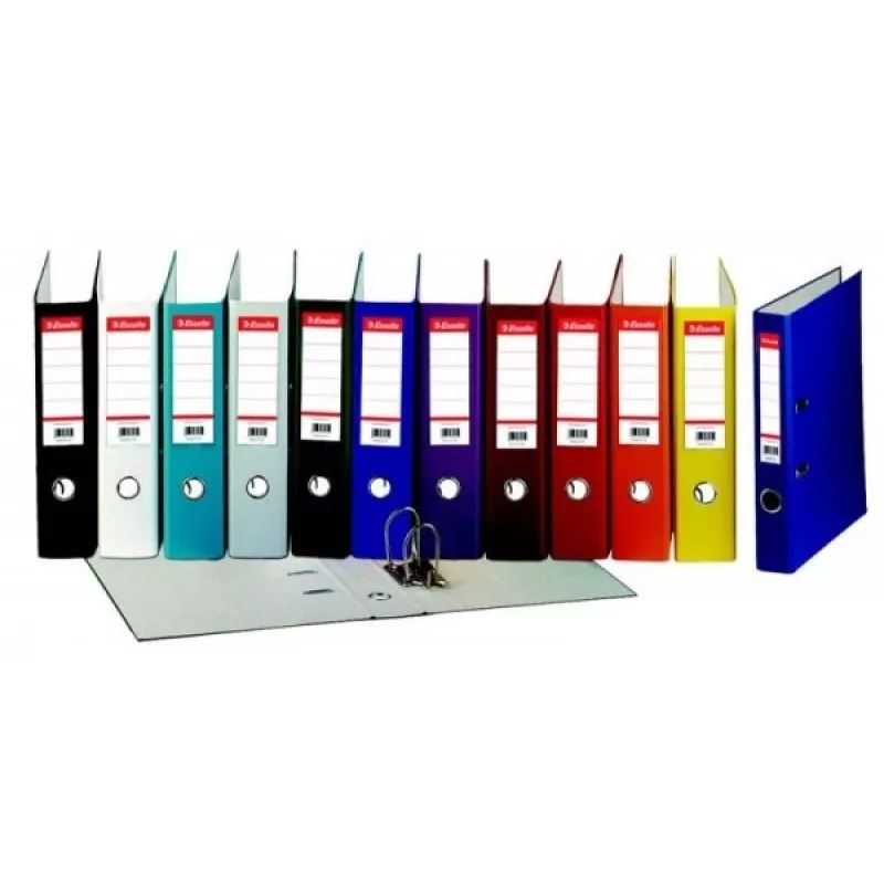 Binder Esselte, A4 / 75 mm, ekonomiczny, czerwony 0802-003