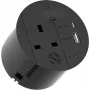 Gniazdo zasilania Bachmann LOOP IN CHARGE UK 1xUSB 22W — ładowarka sieciowa z wyjściem USB
