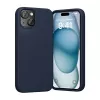 Silikonowe etui Vention KUFL0-20 do iPhone'a 15 Plus, niebieskie — miękka osłona ochronna, smukły fason